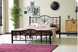 מיטת מתכת זוגית דגם פרו מבית Twins Design